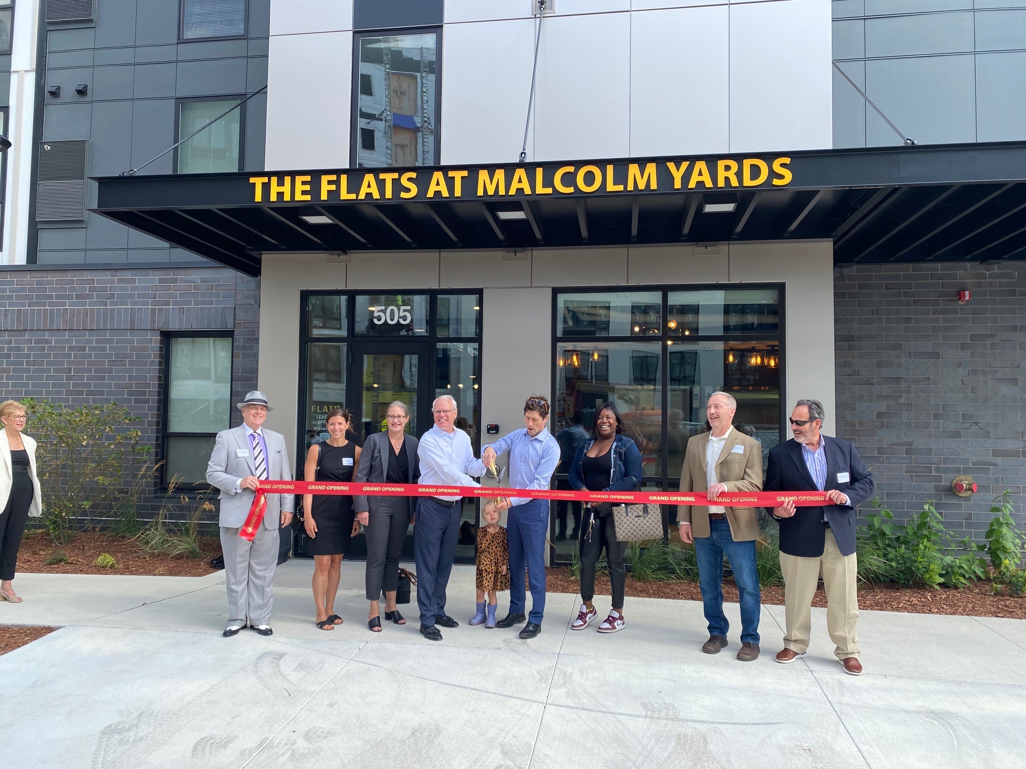 The Flats at Malcolm Yards affordable housing project celebrates grand opening