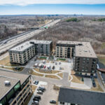 An overhead view of Wirth on the Woods